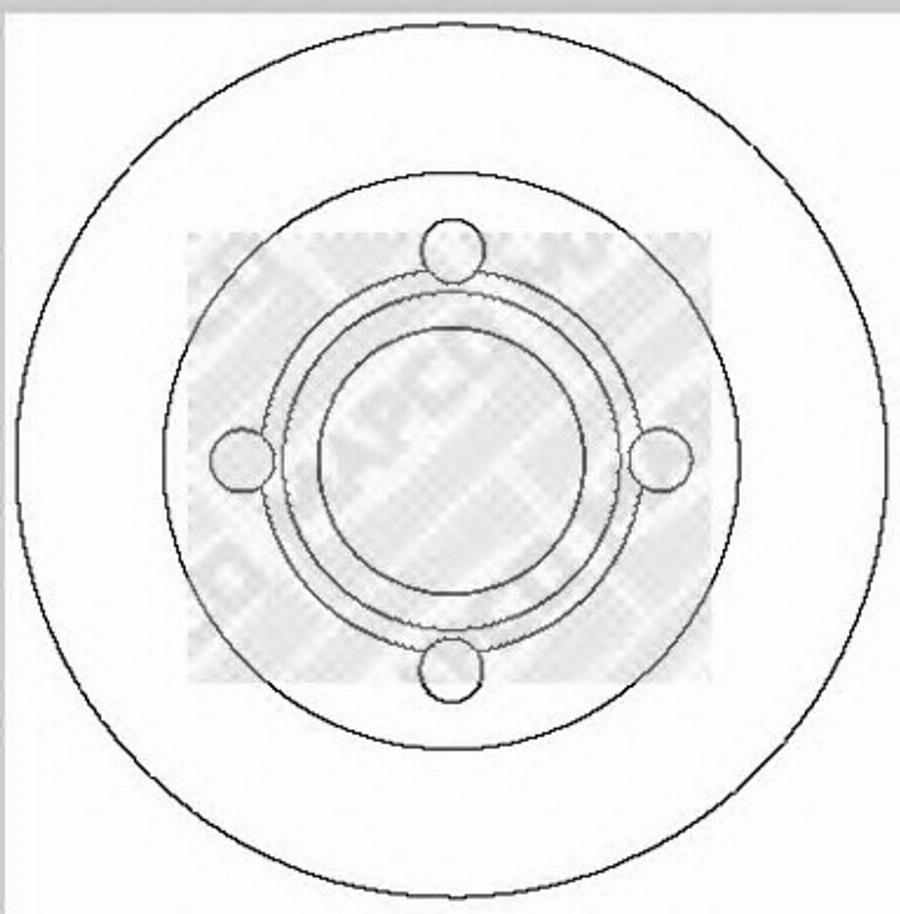 Mapco 15706 - Brake Disc autospares.lv