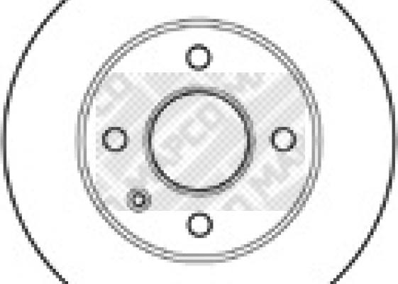 Mapco 15730 - Brake Disc autospares.lv