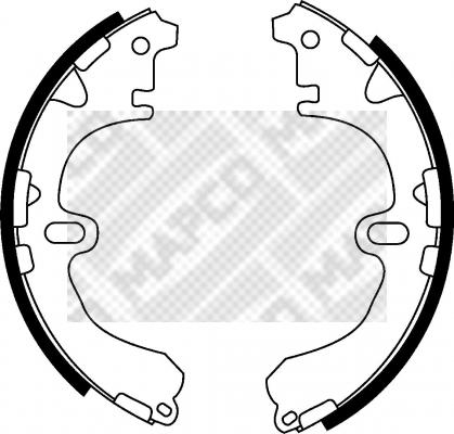 Mapco 8571 - Brake Shoe Set autospares.lv