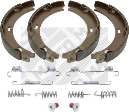 Mapco 8611/1 - Brake Shoe Set, parking brake autospares.lv