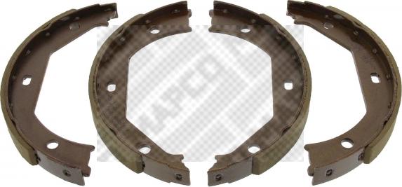 Mapco 8843 - Brake Shoe Set, parking brake autospares.lv