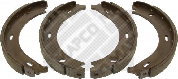 Mapco 8842 - Brake Shoe Set, parking brake autospares.lv