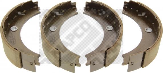 Mapco 8855 - Brake Shoe Set, parking brake autospares.lv