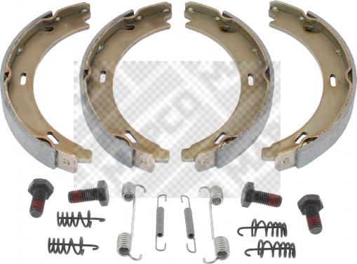 Mapco 8839/1 - Brake Shoe Set, parking brake autospares.lv