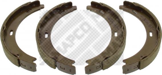 Mapco 8839 - Brake Shoe Set, parking brake autospares.lv