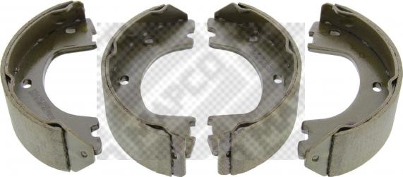 Mapco 8836 - Brake Shoe Set, parking brake autospares.lv