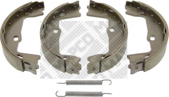 Mapco 8824/1 - Brake Shoe Set, parking brake autospares.lv