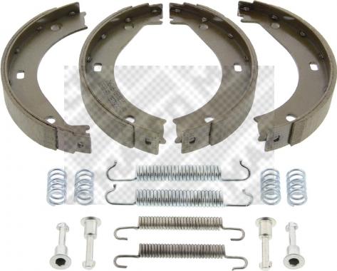 Mapco 8825/1 - Brake Shoe Set, parking brake autospares.lv