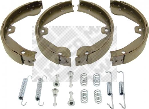 Mapco 8874/1 - Brake Shoe Set, parking brake autospares.lv