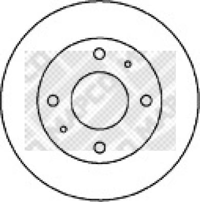 Mapco 25520 - Brake Disc autospares.lv