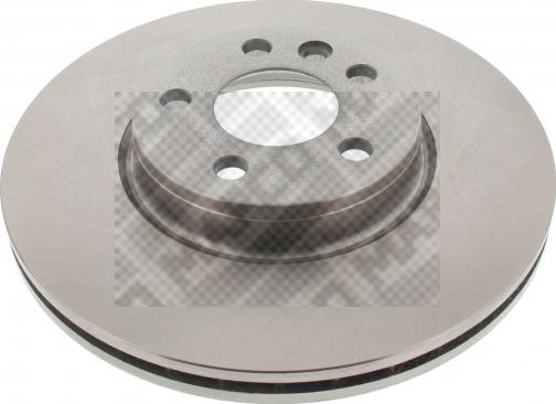 Mapco 25843 - Brake Disc autospares.lv