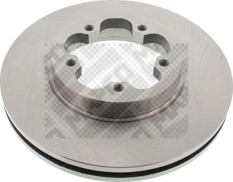 Mapco 25819 - Brake Disc autospares.lv