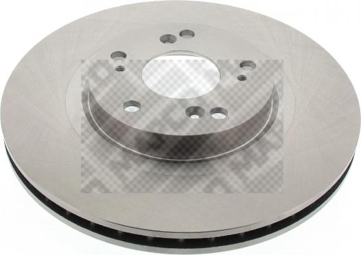 Mapco 25202 - Brake Disc autospares.lv