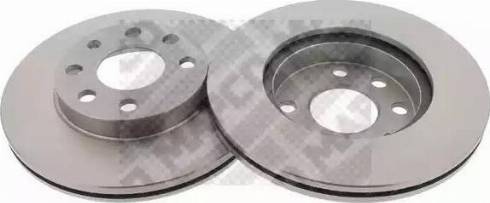 Mapco 25702/2 - Brake Disc autospares.lv