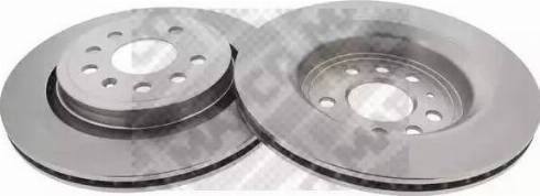 Mapco 25710/2 - Brake Disc autospares.lv