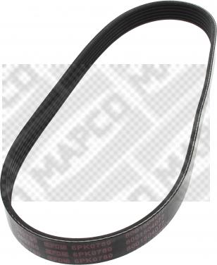 Mapco 260780 - V-Ribbed Belt autospares.lv