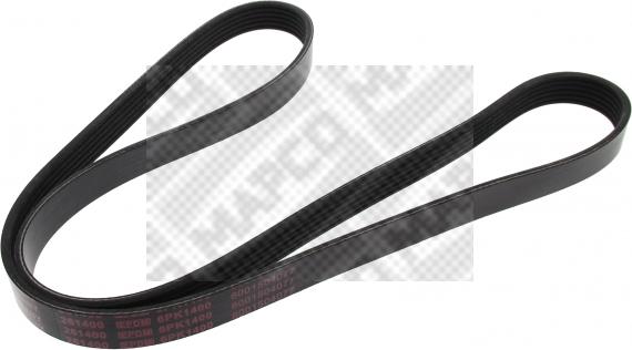 Mapco 261400 - V-Ribbed Belt autospares.lv