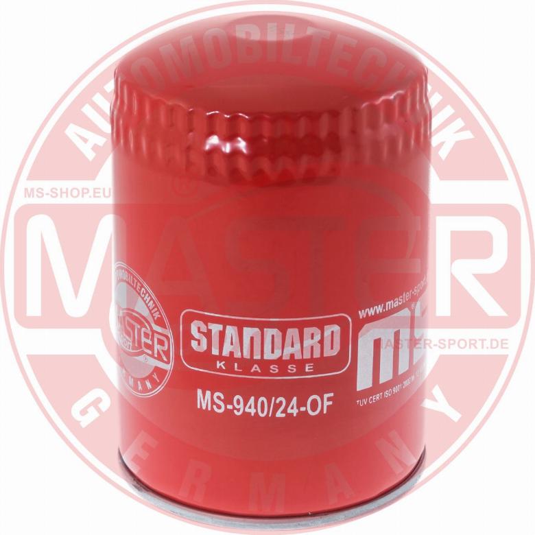 MASTER-SPORT GERMANY 940/24-OF-PCS-MS - Oil Filter autospares.lv