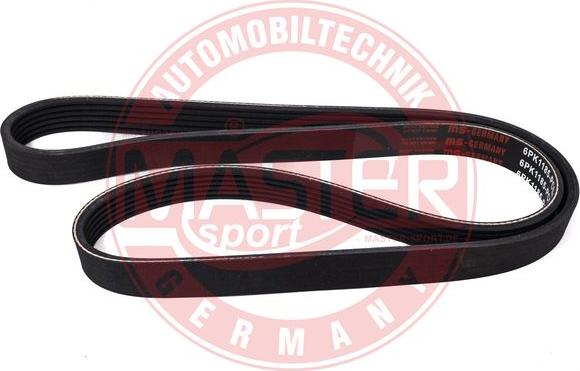 MASTER-SPORT GERMANY 6PK1185-PCS-MS - V-Ribbed Belt autospares.lv