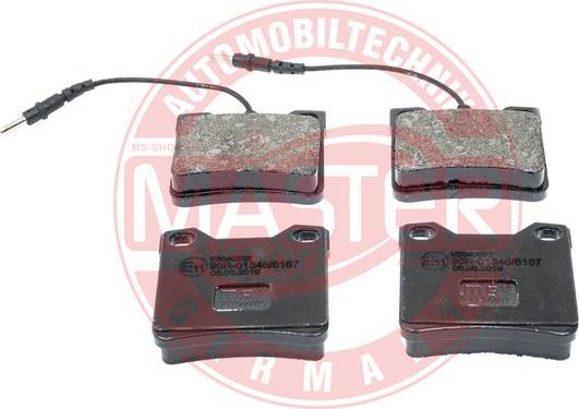 MASTER-SPORT GERMANY 13046040592N-SET-MS - Brake Pad Set, disc brake autospares.lv