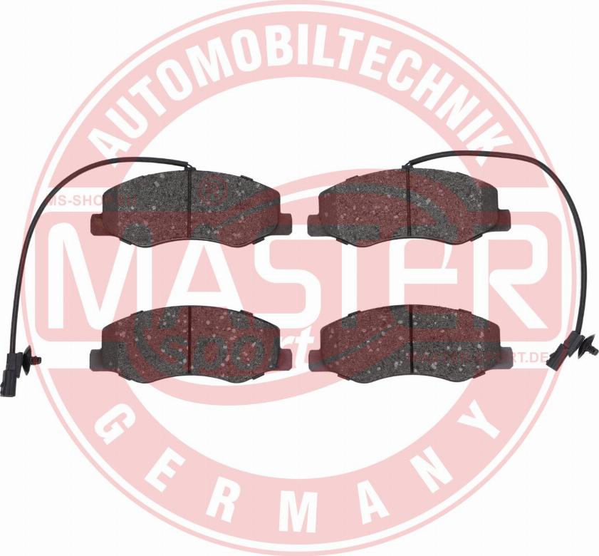 MASTER-SPORT GERMANY 13046048572N-SET-MS - Brake Pad Set, disc brake autospares.lv