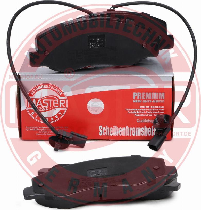 MASTER-SPORT GERMANY 13046048572N-SET-MS - Brake Pad Set, disc brake autospares.lv