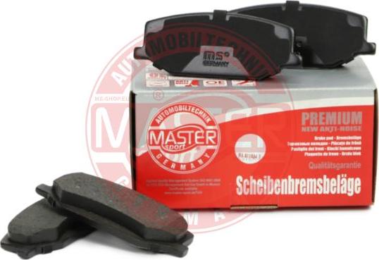 MASTER-SPORT GERMANY 13046059662N-SET-MS - Brake Pad Set, disc brake autospares.lv