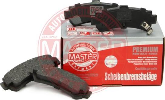 MASTER-SPORT GERMANY 13046058412N-SET-MS - Brake Pad Set, disc brake autospares.lv