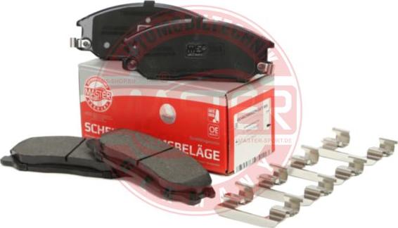 MASTER-SPORT GERMANY 13046058322N-SET-MS - Brake Pad Set, disc brake autospares.lv