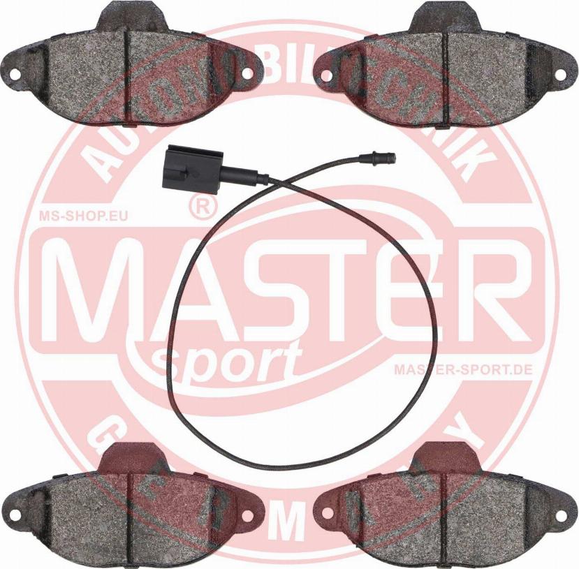 MASTER-SPORT GERMANY 13046039512N-SET-MS - Brake Pad Set, disc brake autospares.lv