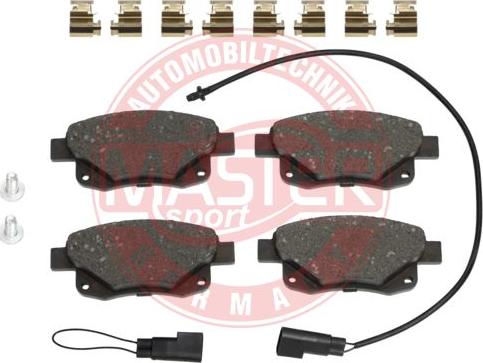 MASTER-SPORT GERMANY 13046038352N-SET-MS - Brake Pad Set, disc brake autospares.lv