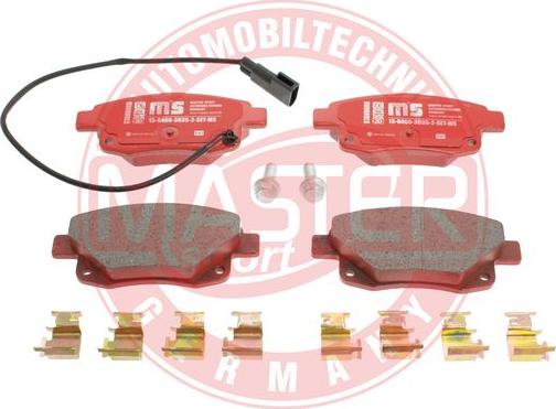 MASTER-SPORT GERMANY 13046038352-SET-MS - Brake Pad Set, disc brake autospares.lv