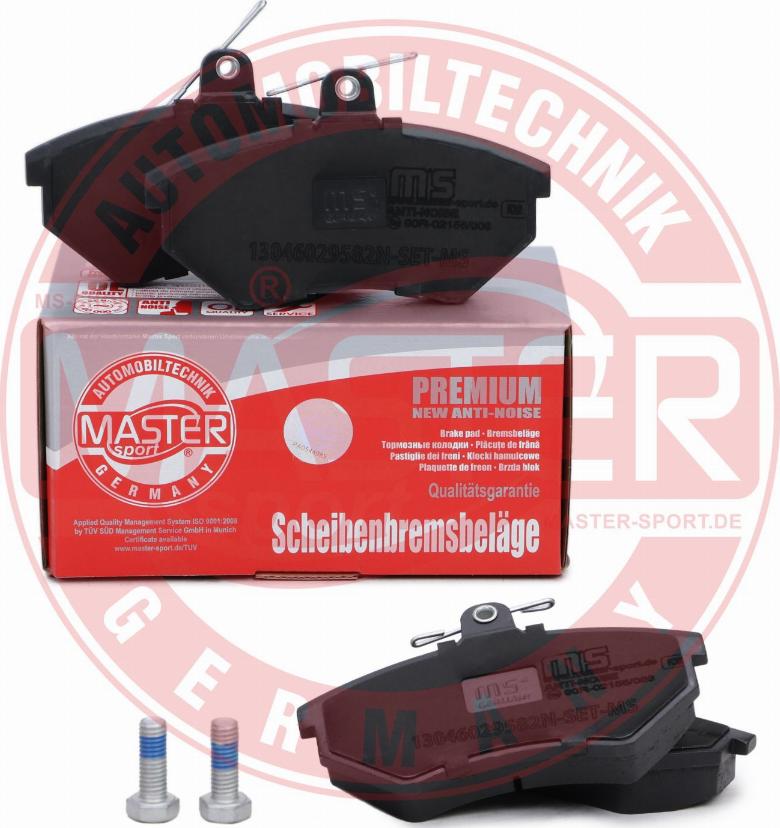MASTER-SPORT GERMANY 13046029582N-SET-MS - Brake Pad Set, disc brake autospares.lv