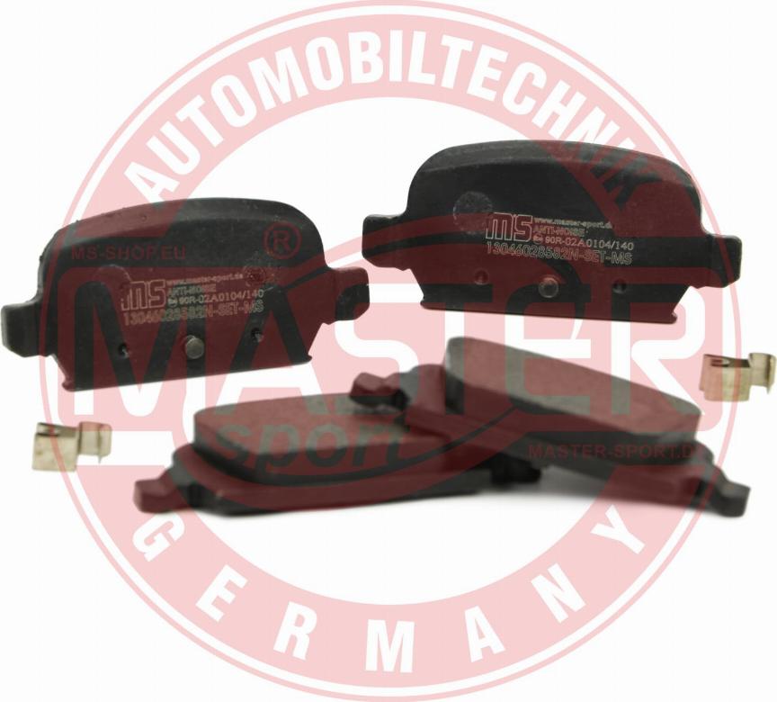 MASTER-SPORT GERMANY 13046028582N-SET-MS - Brake Pad Set, disc brake autospares.lv