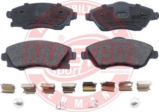 MASTER-SPORT GERMANY 13046028572N-SET-MS - Brake Pad Set, disc brake autospares.lv