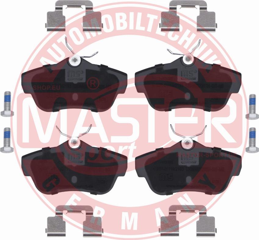 MASTER-SPORT GERMANY 13046027392T-SET-MS - Brake Pad Set, disc brake autospares.lv