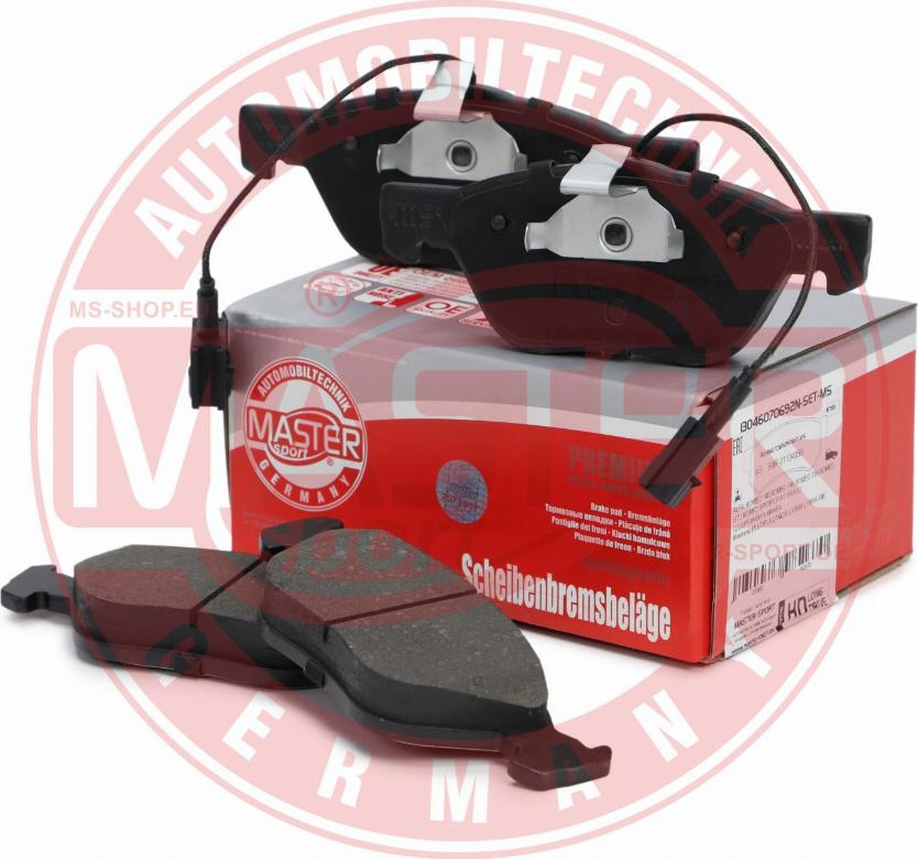 MASTER-SPORT GERMANY 13046070692N-SET-MS - Brake Pad Set, disc brake autospares.lv