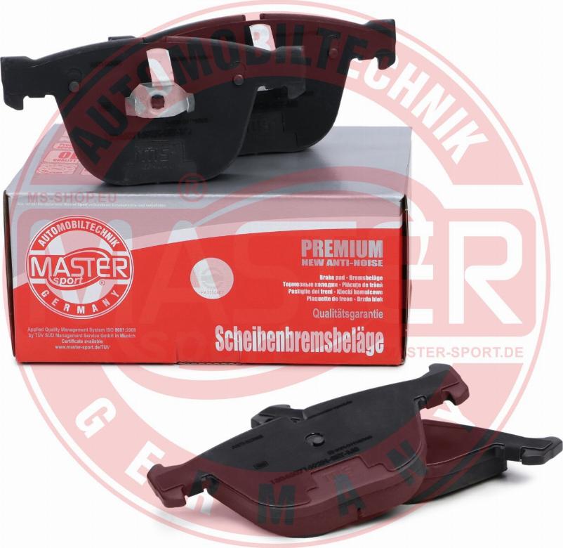 MASTER-SPORT GERMANY 13046071692N-SET-MS - Brake Pad Set, disc brake autospares.lv