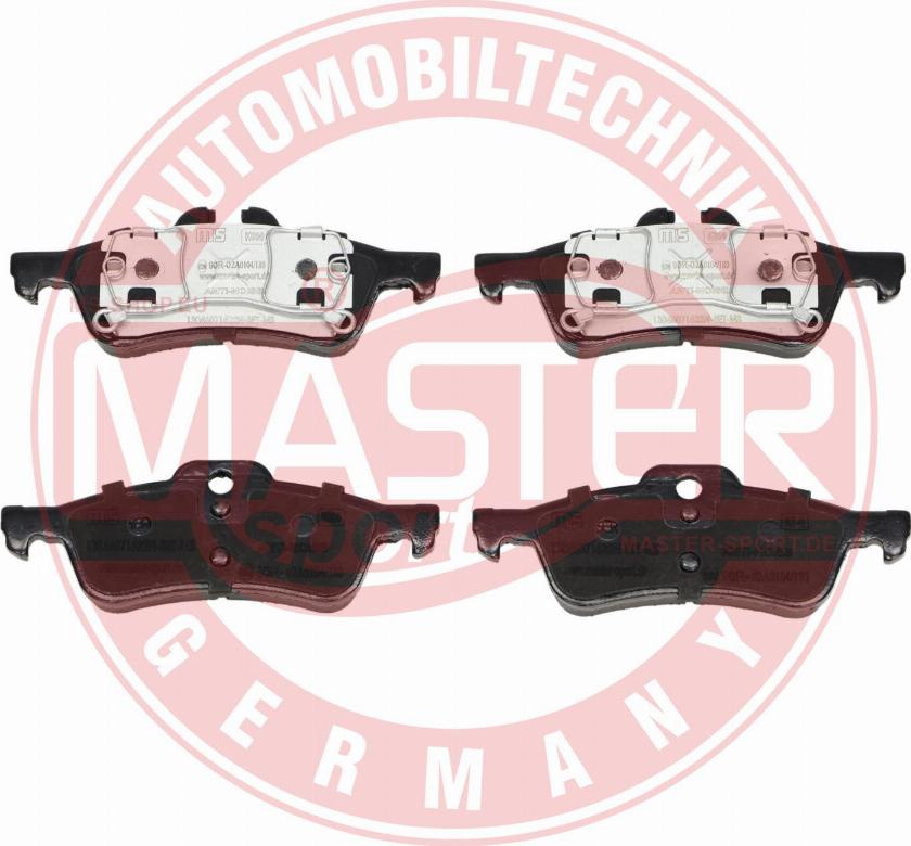 MASTER-SPORT GERMANY 13046071622N-SET-MS - Brake Pad Set, disc brake autospares.lv