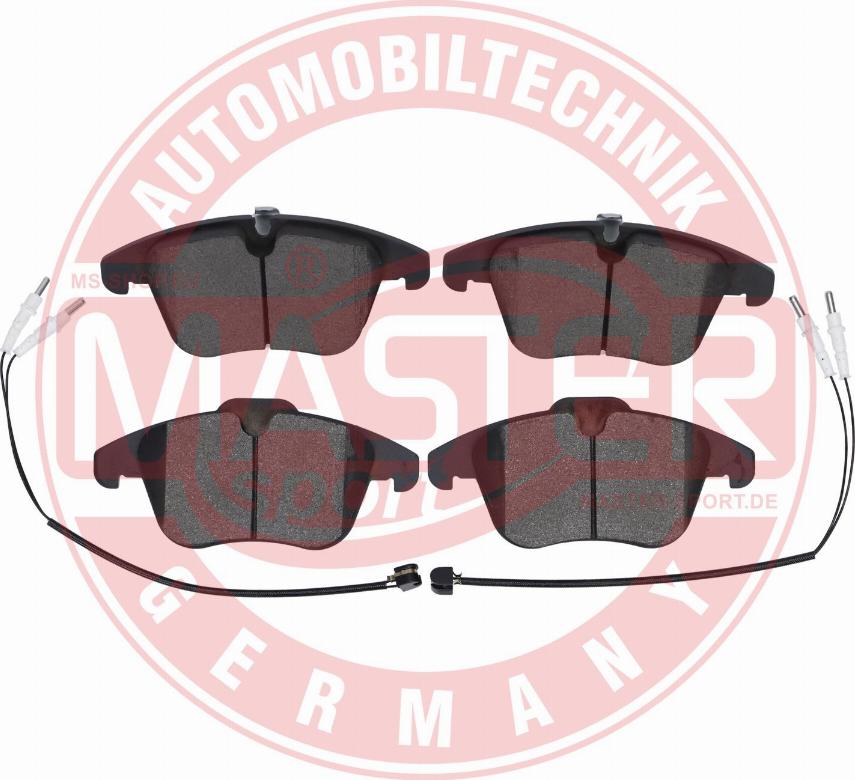 MASTER-SPORT GERMANY 13046072522T-SET-MS - Brake Pad Set, disc brake autospares.lv