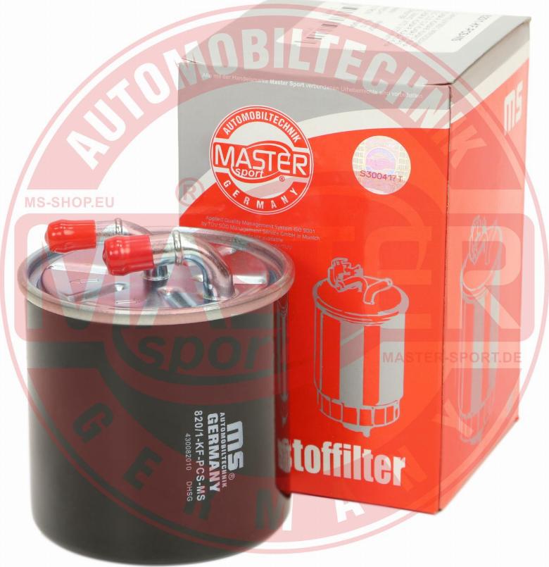 MASTER-SPORT GERMANY 820/1-KF-PCS-MS - Fuel filter autospares.lv