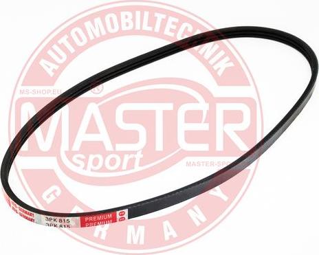 MASTER-SPORT GERMANY 3PK815-PCS-MS - V-Ribbed Belt autospares.lv