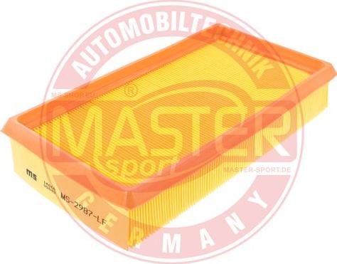 MASTER-SPORT GERMANY 2987-LF-PCS-MS - Air Filter, engine autospares.lv