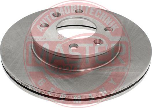 MASTER-SPORT GERMANY 24011901151-PCS-MS - Brake Disc autospares.lv