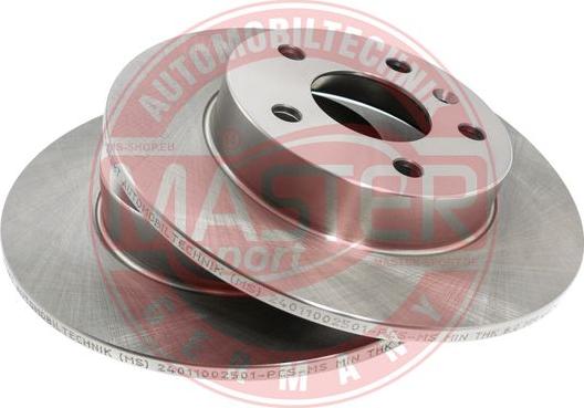 MASTER-SPORT GERMANY 24011002501-SET-MS - Brake Disc autospares.lv