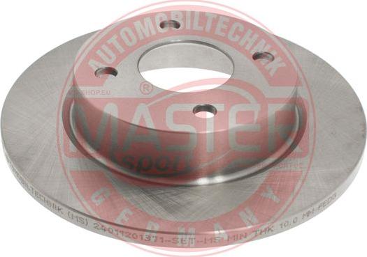 MASTER-SPORT GERMANY 24011201371-PCS-MS - Brake Disc autospares.lv