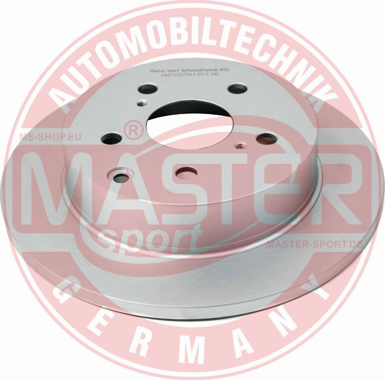 MASTER-SPORT GERMANY 24011207141-PCS-MS - Brake Disc autospares.lv