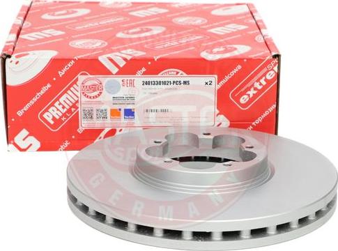 MASTER-SPORT GERMANY 24013301021PR-PCS-MS - Brake Disc autospares.lv