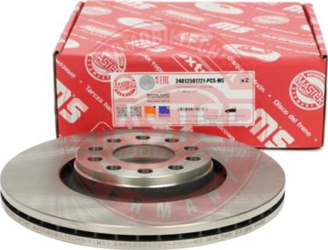 MASTER-SPORT GERMANY 24012501721-PCS-MS - Brake Disc autospares.lv