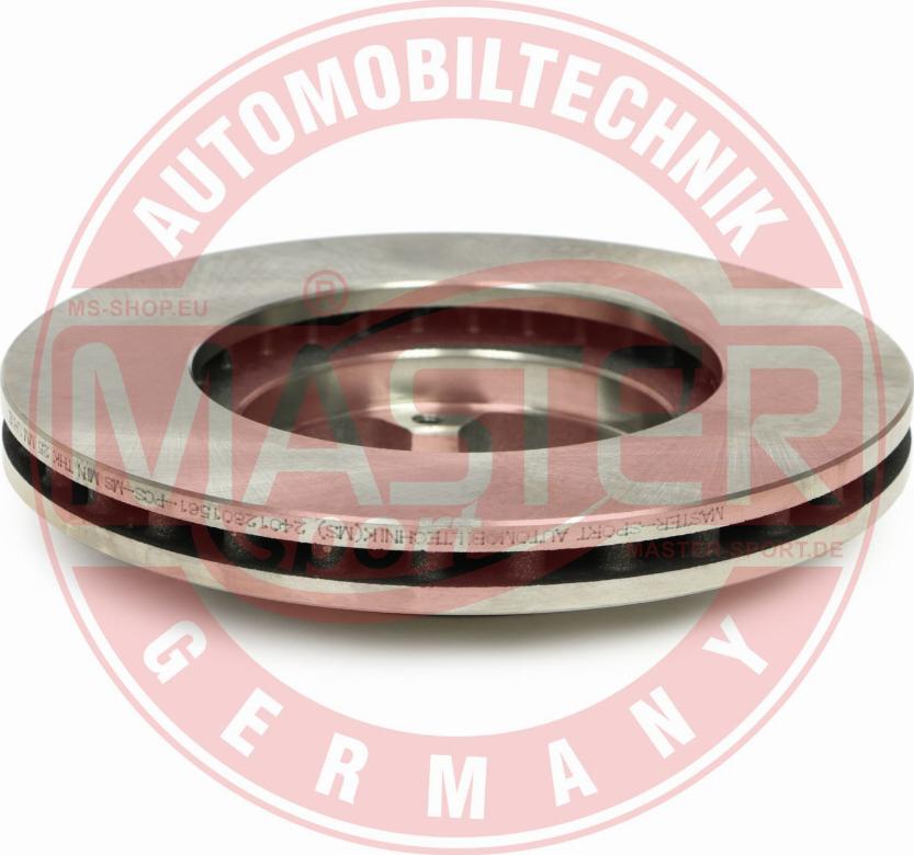 MASTER-SPORT GERMANY 24012801561-PCS-MS - Brake Disc autospares.lv